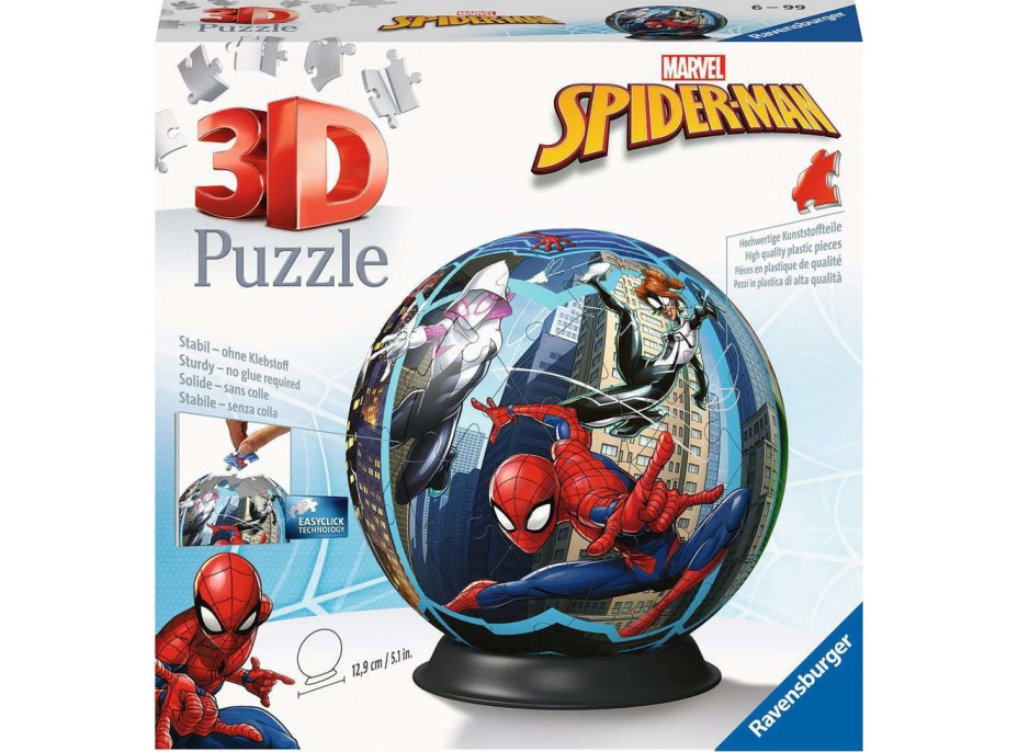 RAVENSBURGER Puzzleball Spiderman 73 dielikov