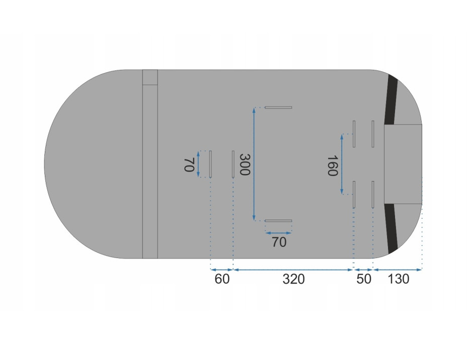 Fusak do kočíka PROTEC - svetlo šedý