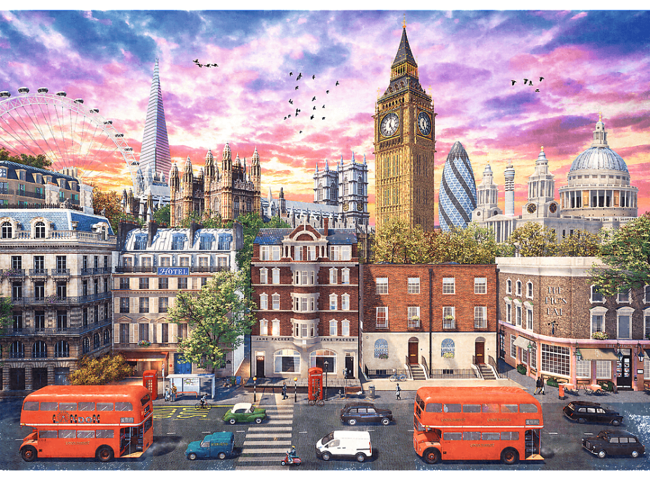 TREFL Puzzle Prechádzka Londýnom 4000 dielikov