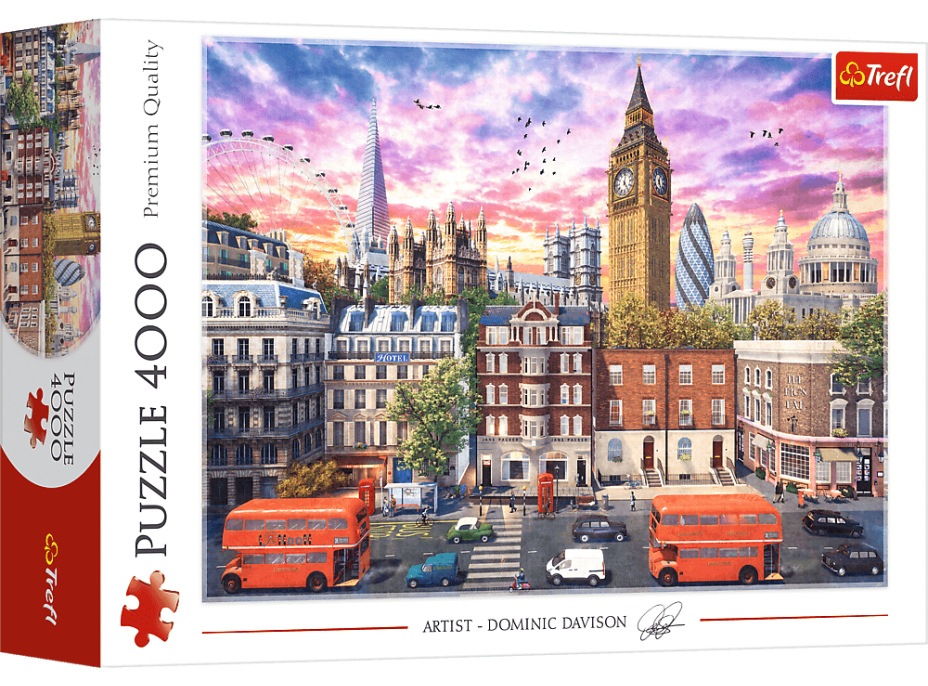 TREFL Puzzle Prechádzka Londýnom 4000 dielikov