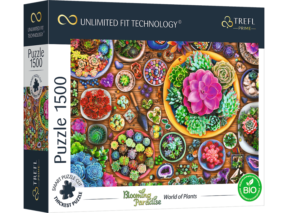 TREFL Puzzle UFT Blooming Paradise: Svet rastlín 1500 dielikov