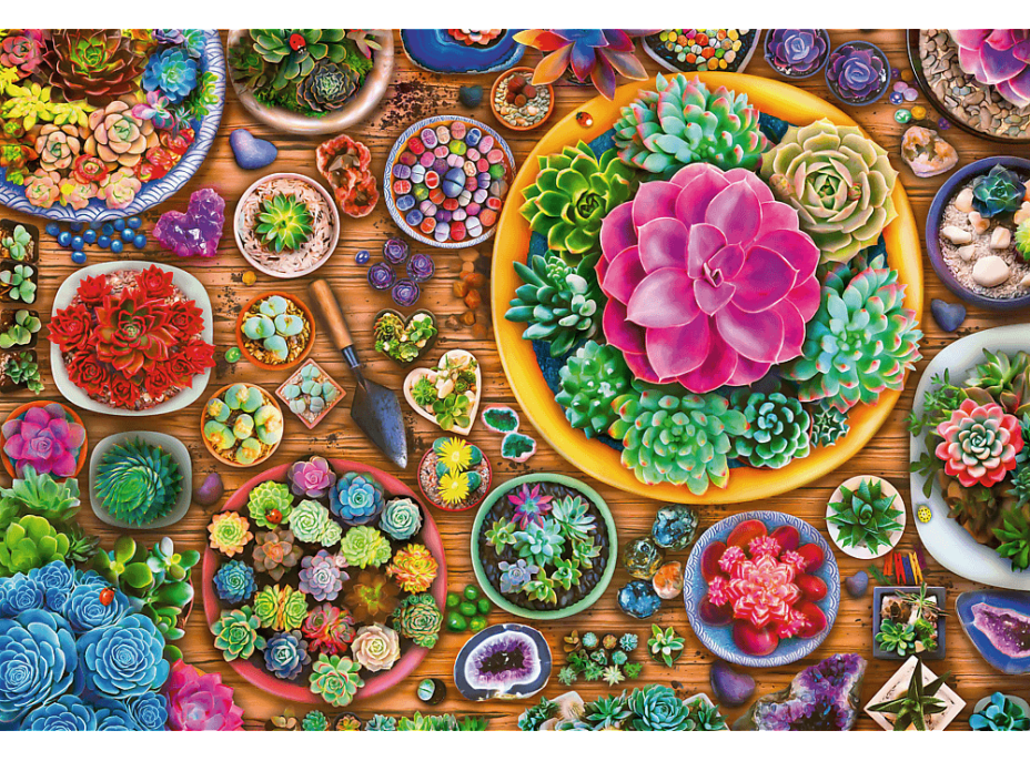 TREFL Puzzle UFT Blooming Paradise: Svet rastlín 1500 dielikov