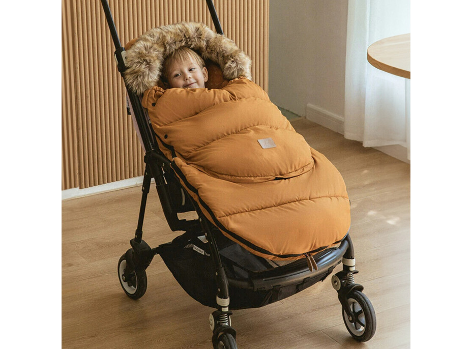 Rastúci fusak do kočíka TEDDY GROW-UP - armádne zelený