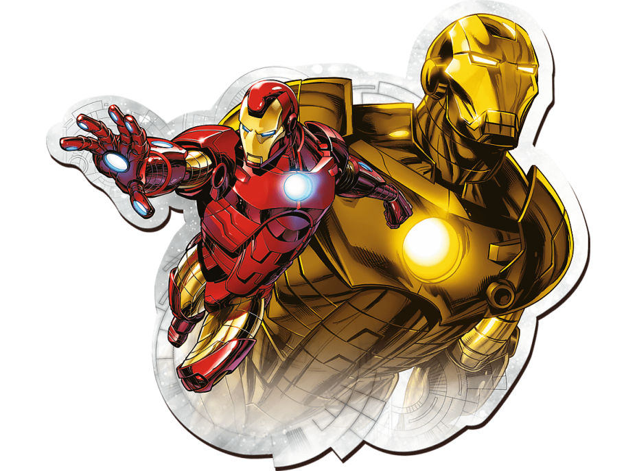 Trefl Wood Craft Origin puzzle Odvážny Iron Man 160 dielikov