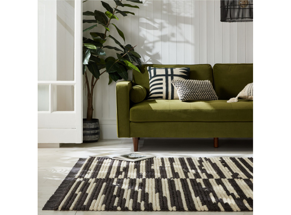 Kusový koberec Domino Lina Berber Monochrome