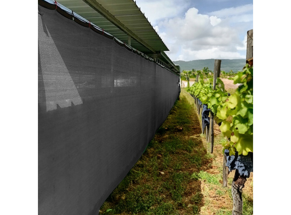 Clona na plot - 194x1000 cm - šedá
