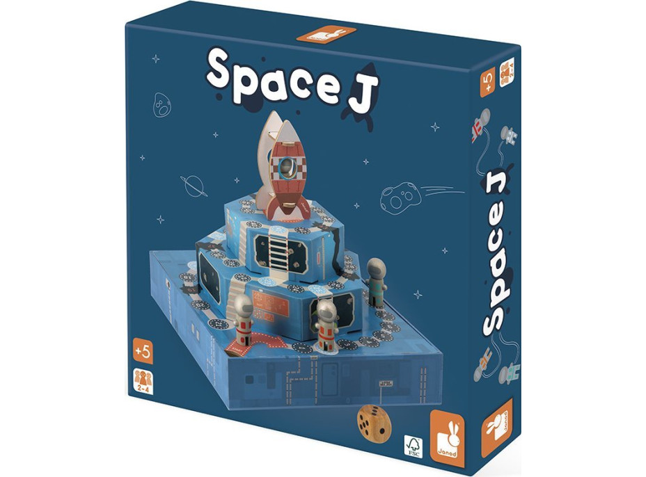 JANOD Dosková 3D hra Space J
