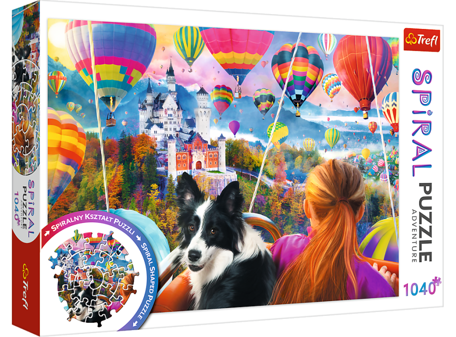 TREFL Spiral puzzle Festival teplovzdušných balónov 1040 dielikov
