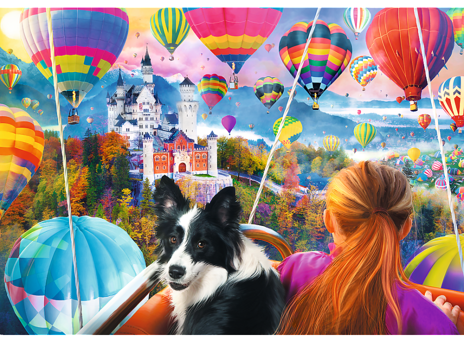 TREFL Spiral puzzle Festival teplovzdušných balónov 1040 dielikov