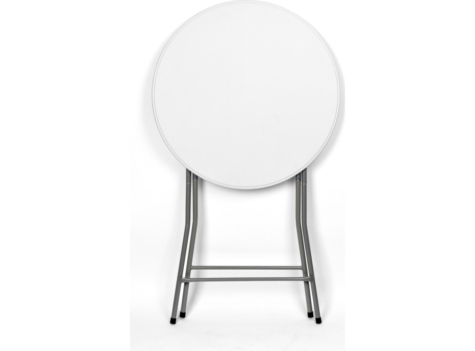 Biely koktailový stolík GALA 80 cm