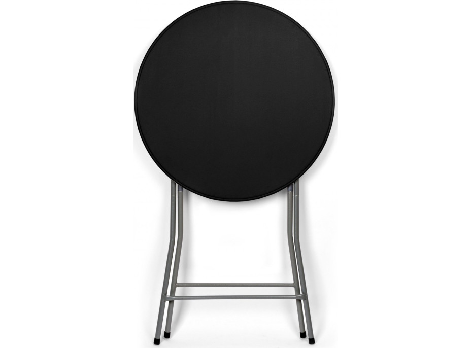Čierny koktailový stolík GALA 80 cm