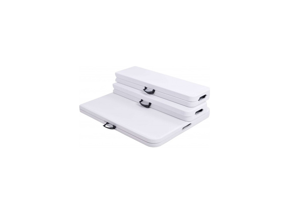 Cateringový set FETA WHITE - stôl 180 cm + 2 lavice