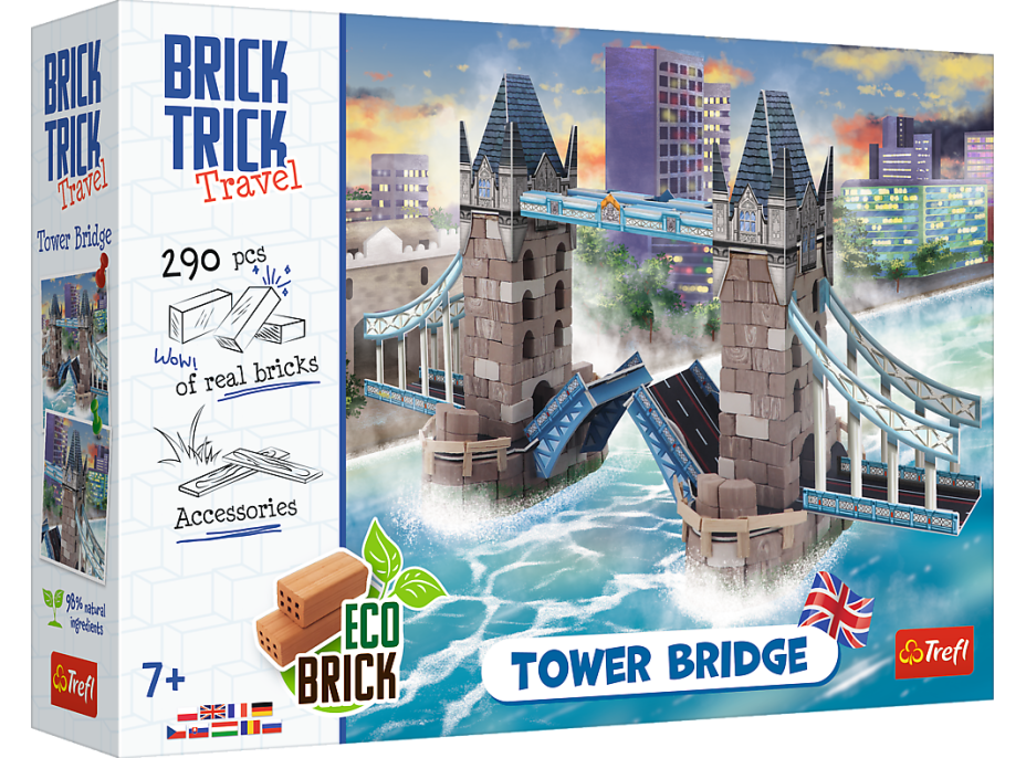 TREFL BRICK TRICK Travel: Tower Bridge L 290 dielov