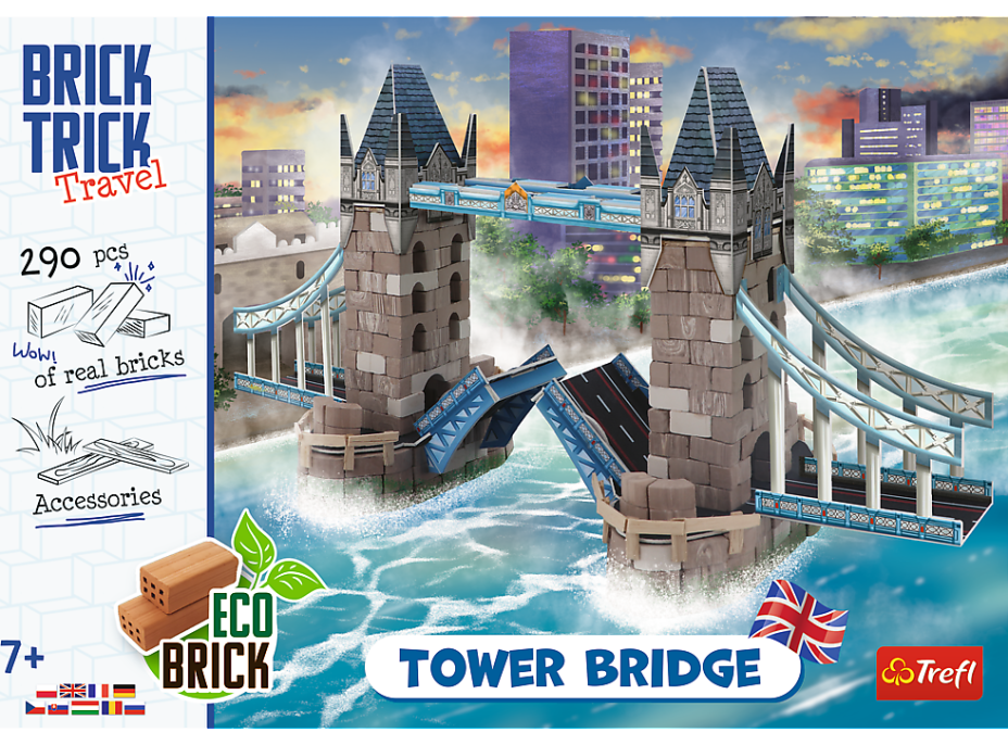 TREFL BRICK TRICK Travel: Tower Bridge L 290 dielov