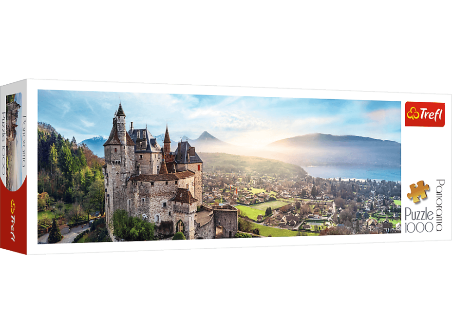 TREFL Panoramatické puzzle Hrad Menthon, Francúzsko 1000 dielikov