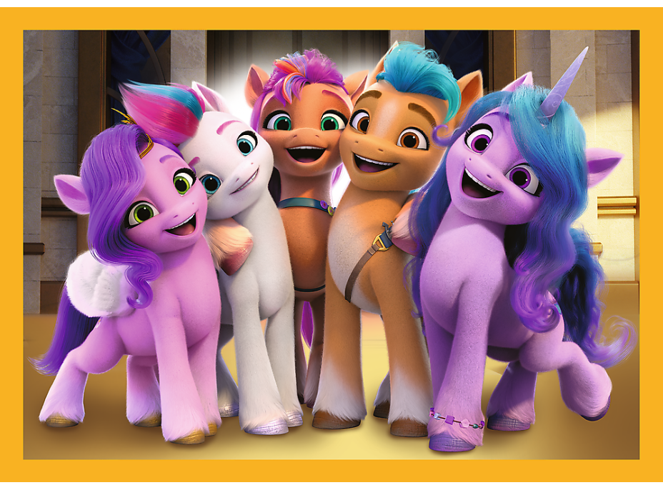 TREFL Puzzle My Little Pony: Zoznámte sa s poníkmi 4v1 (35,48,54,70 dielikov)