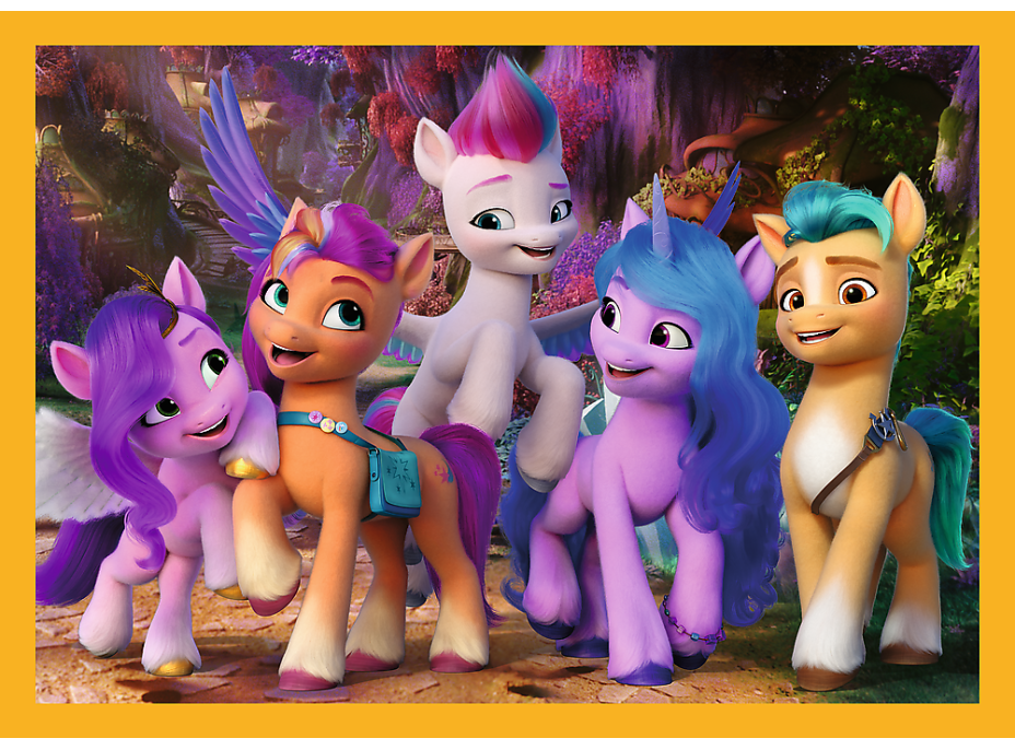 TREFL Puzzle My Little Pony: Zoznámte sa s poníkmi 4v1 (35,48,54,70 dielikov)