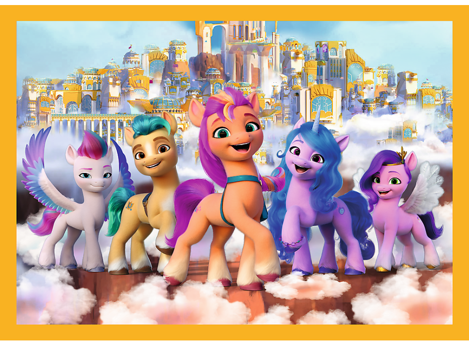 TREFL Puzzle My Little Pony: Zoznámte sa s poníkmi 4v1 (35,48,54,70 dielikov)