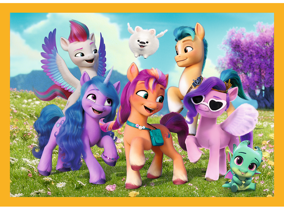 TREFL Puzzle My Little Pony: Zoznámte sa s poníkmi 4v1 (35,48,54,70 dielikov)