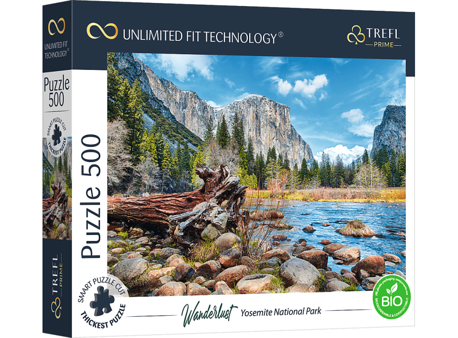 TREFL Puzzle UFT Wanderlust: Yosemitský národný park, Kalifornia, USA 500 dielikov