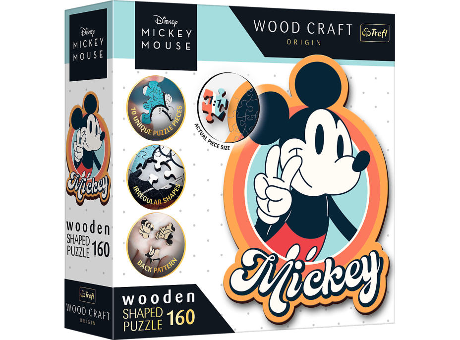 Trefl Wood Craft Origin puzzle Mickey Mouse Retro 160 dielikov