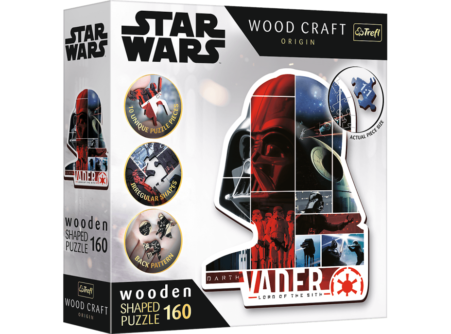 Trefl Wood Craft Origin puzzle Star Wars: Darth Vade 160 dielikov