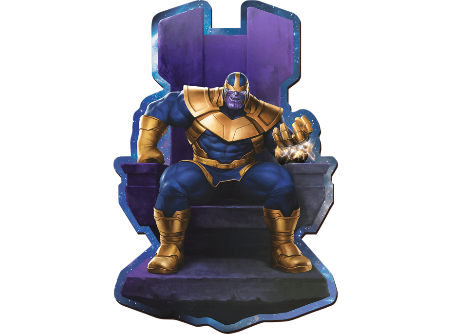 Trefl Wood Craft Origin puzzle Thanos na tróne 160 dielikov