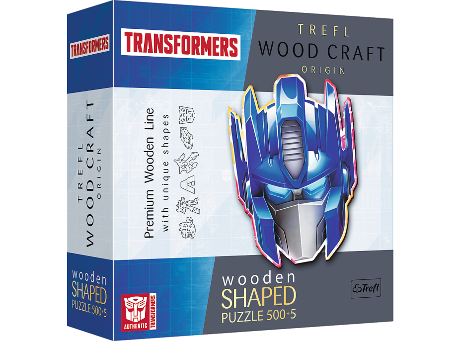 Trefl Wood Craft Origin puzzle Transformers: Optimus Prime 505 dielikov