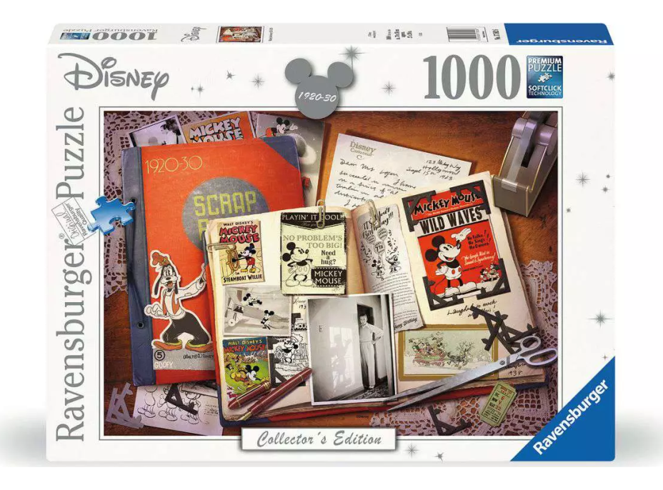 RAVENSBURGER Puzzle Disney: 1930 Mickeyho výročie 1000 dielikov