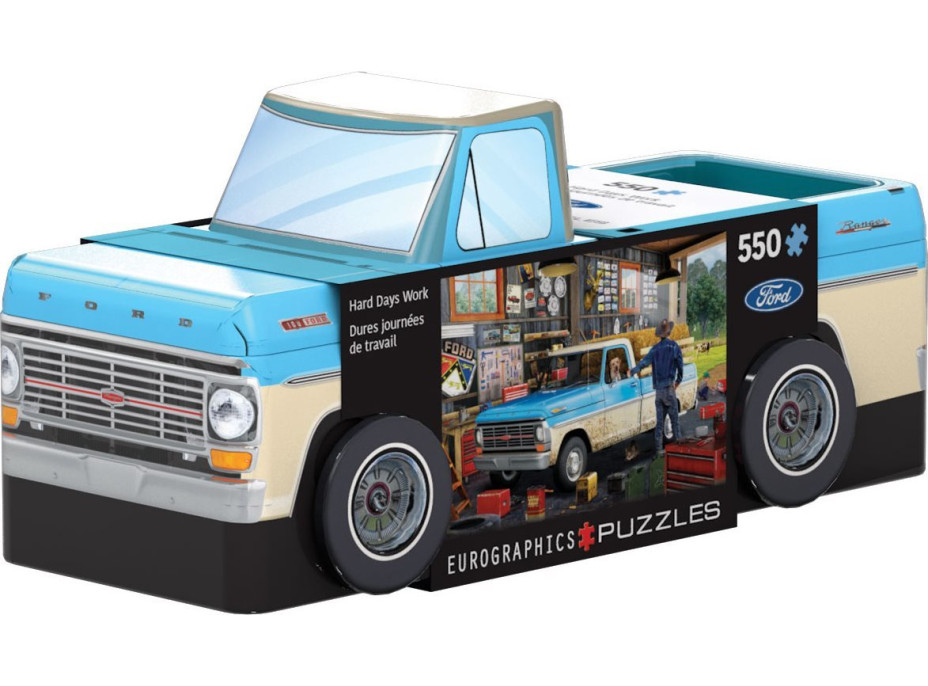 EUROGRAPHICS Puzzle v plechovej krabičke Pickup Truck 550 dielikov