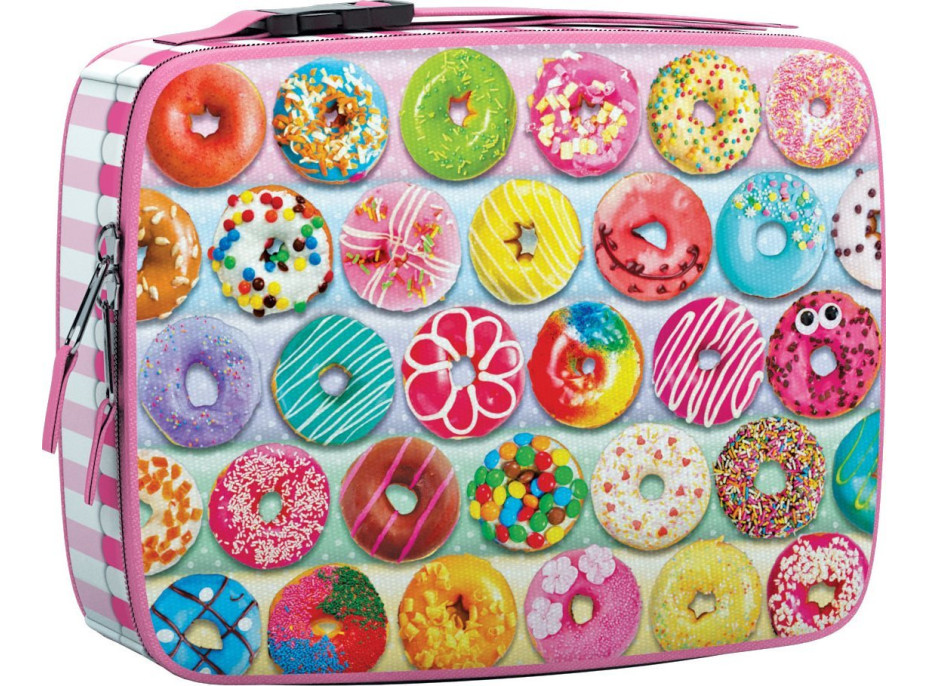 EUROGRAPHICS Puzzle vo desiatovom boxe Donuty 100 dielikov