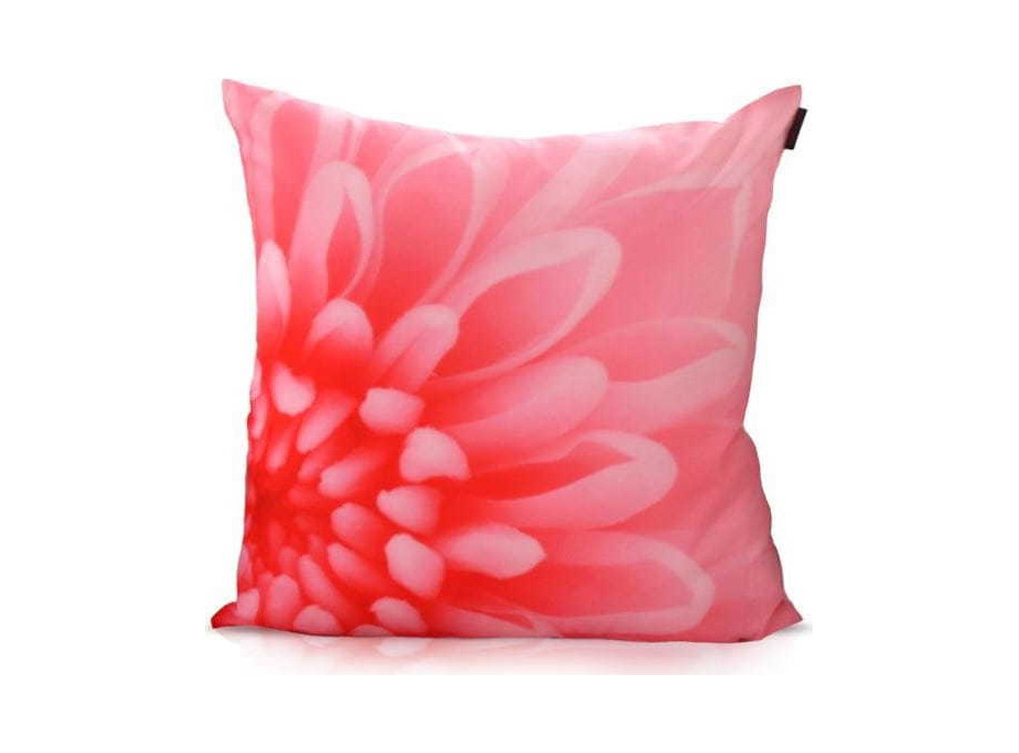 Obliečka na vankúš HARMONY 40x40 cm - 3D kvet - oranžová