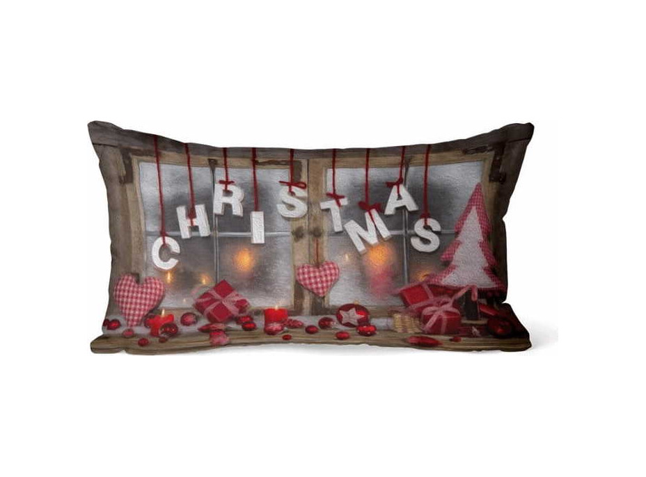 Vianočná LED obliečka na vankúš 50x30 cm - Chrismas