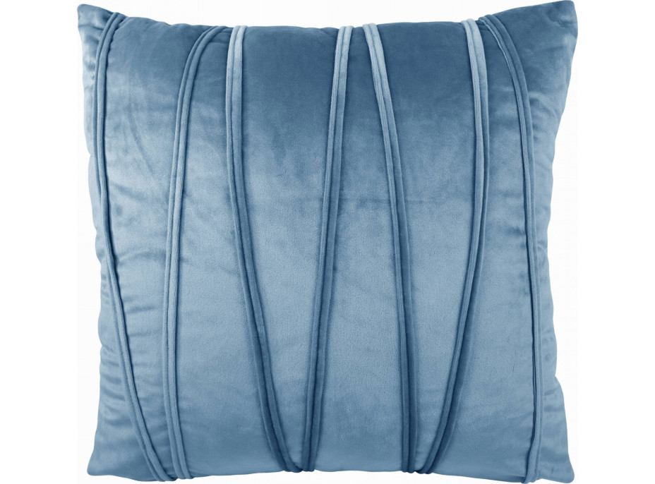 Obliečka na vankúš MONTREAL VELVET 45x45 cm - modrá