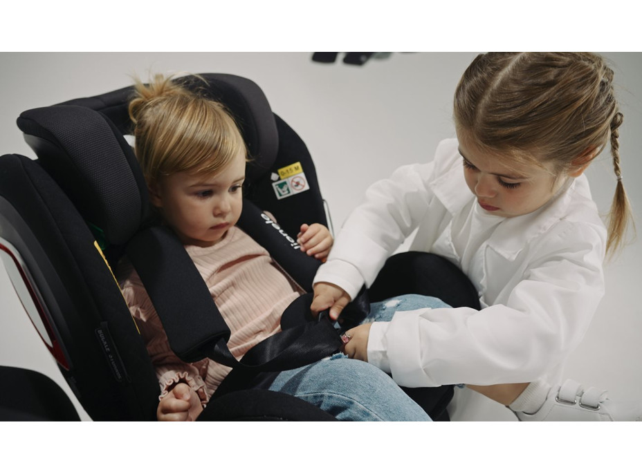 LIONELO Autosedačka Antoon Plus Isofix 0-18 kg Black Onyx