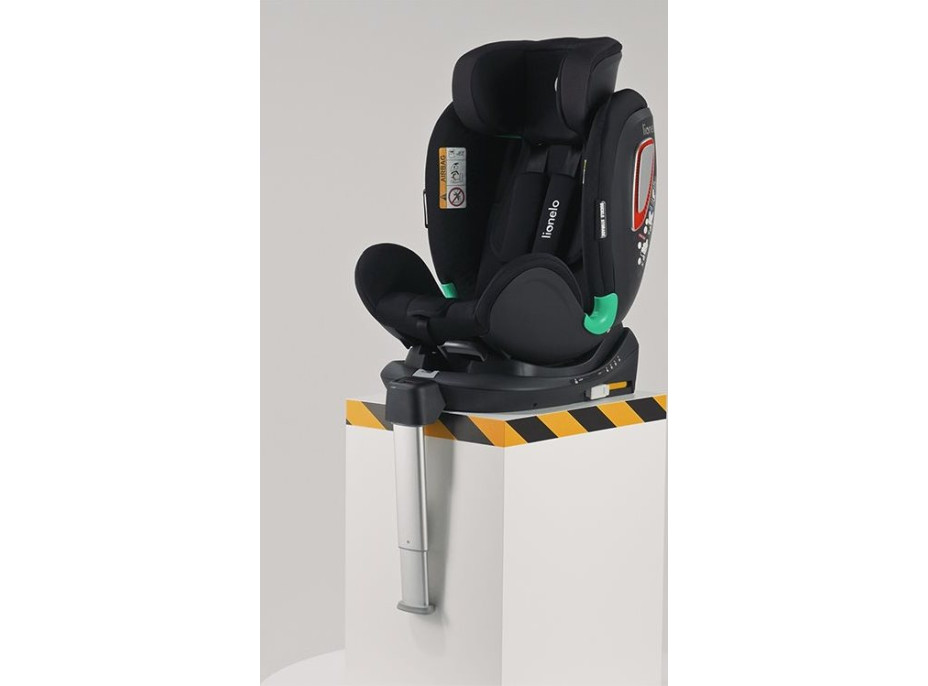 LIONELO Autosedačka Antoon Plus Isofix 0-18 kg Black Onyx