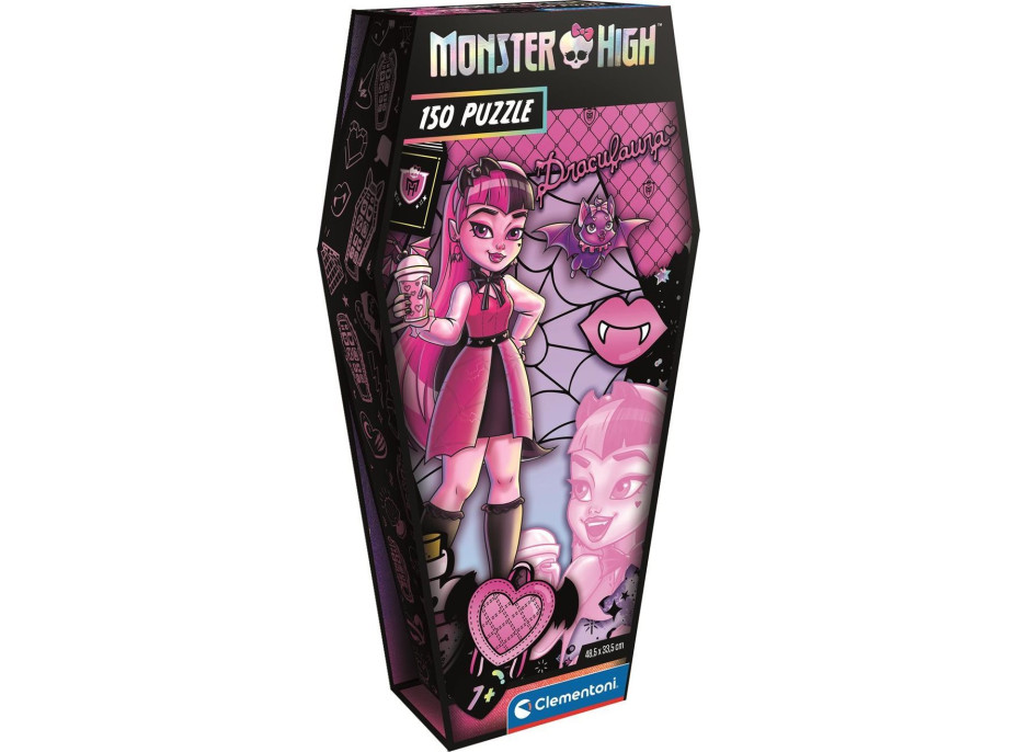 CLEMENTONI Puzzle Monster High: Draculaura 150 dielikov