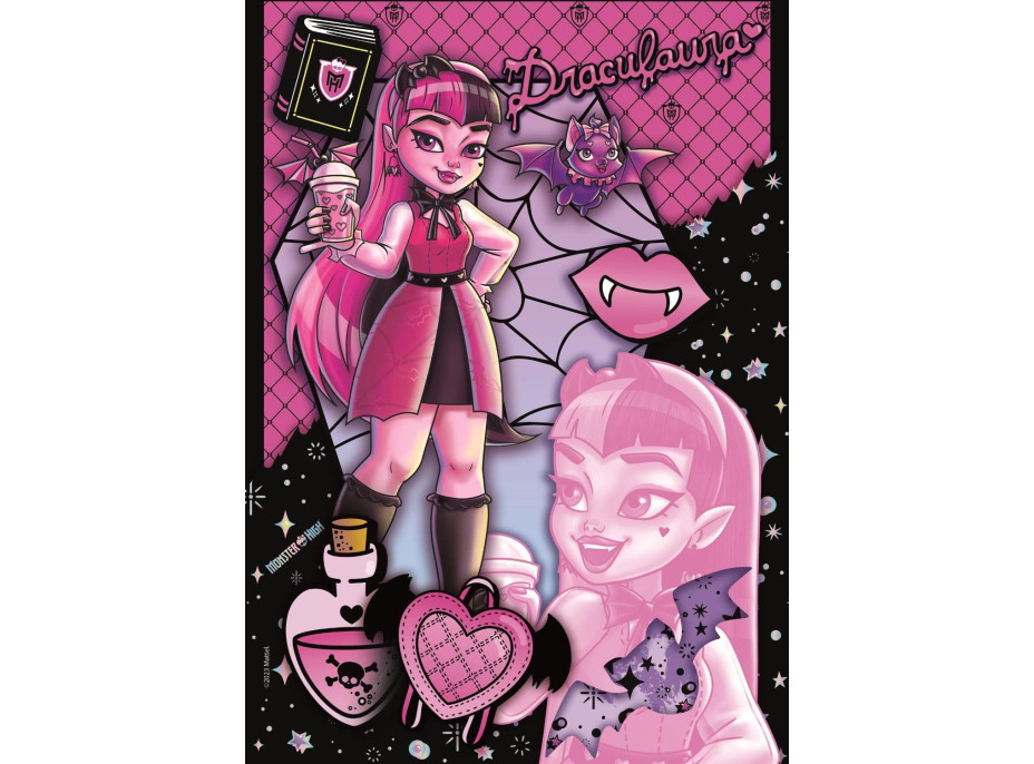 CLEMENTONI Puzzle Monster High: Draculaura 150 dielikov