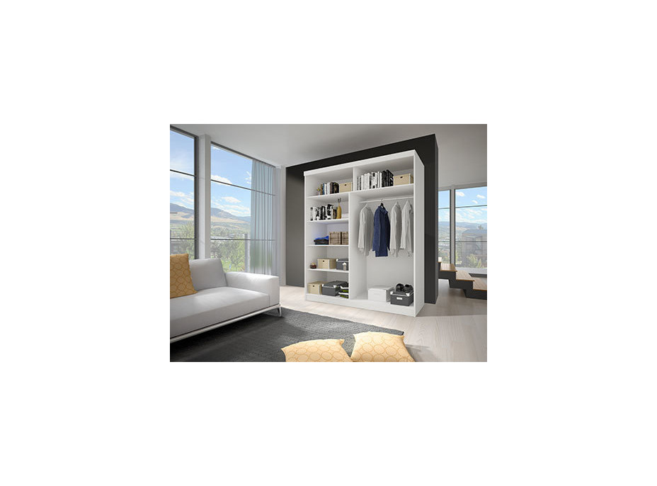 Šatníková skriňa VARIO S 203 so zrkadlom dub craft (viac variant)