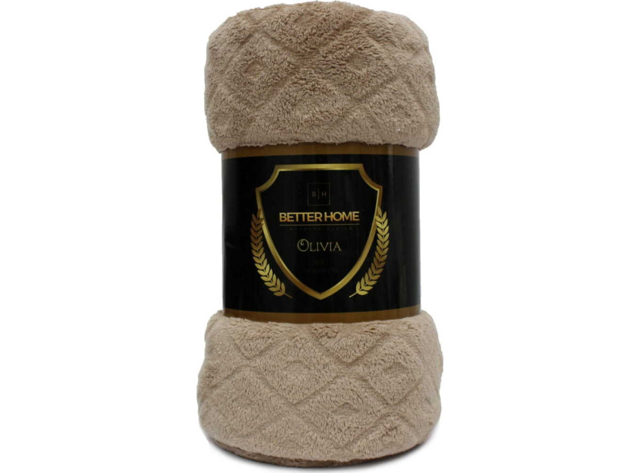 Deka prehoz OLIVIA 140x200 cm - béžová