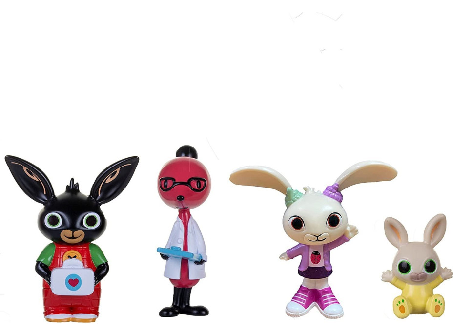 Sada figúrok Bing: Bing, Doktorka Molly, Koko a Charlie