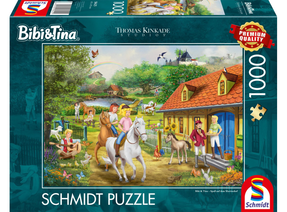 SCHMIDT Puzzle Bibi a Tina: Martinova farma 1000 dielikov