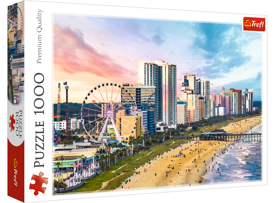 TREFL Puzzle Pláž Myrtle, Južná Karolína, USA 1000 dielikov