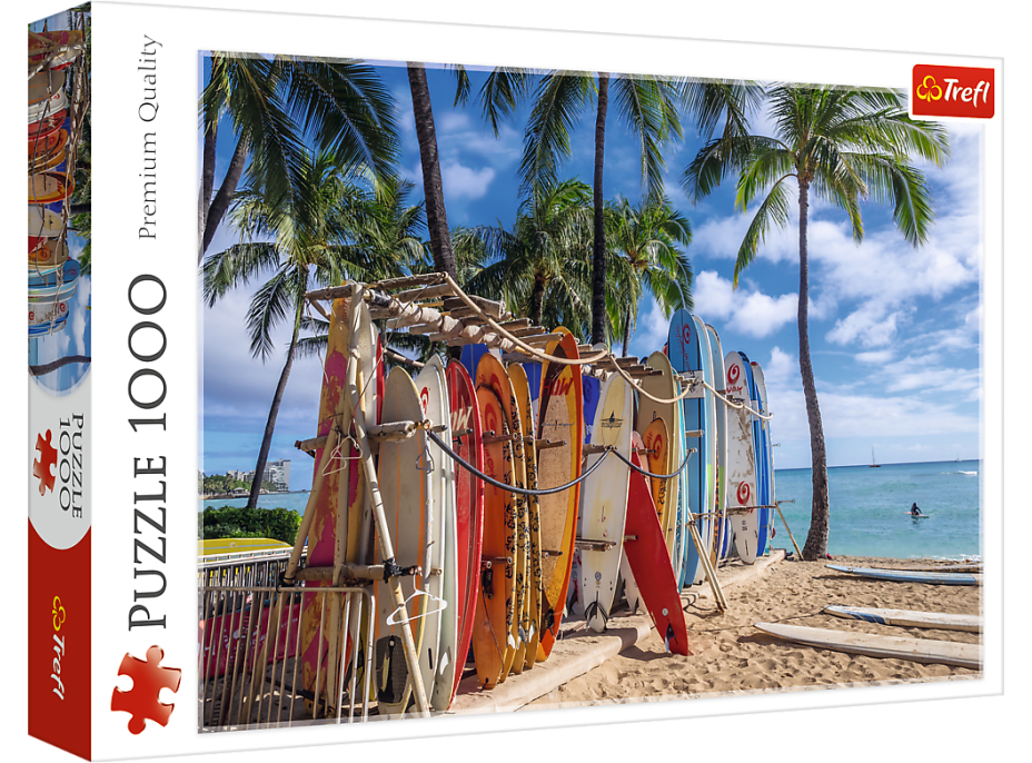 TREFL Puzzle Pláž Waikiki, Havaj 1000 dielikov