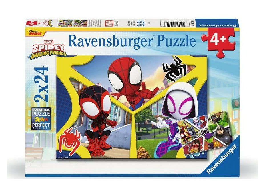 RAVENSBURGER Puzzle Spidey 2x24 dielikov