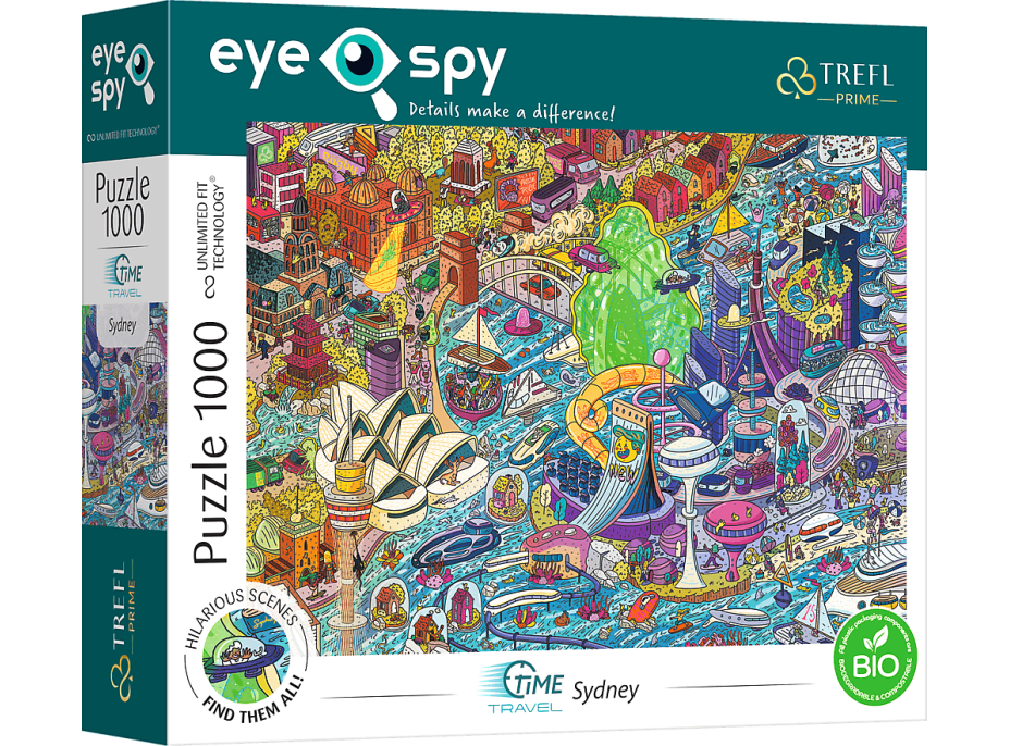 TREFL Puzzle UFT Eye-Spy Time Travel: Sydney 1000 dielikov