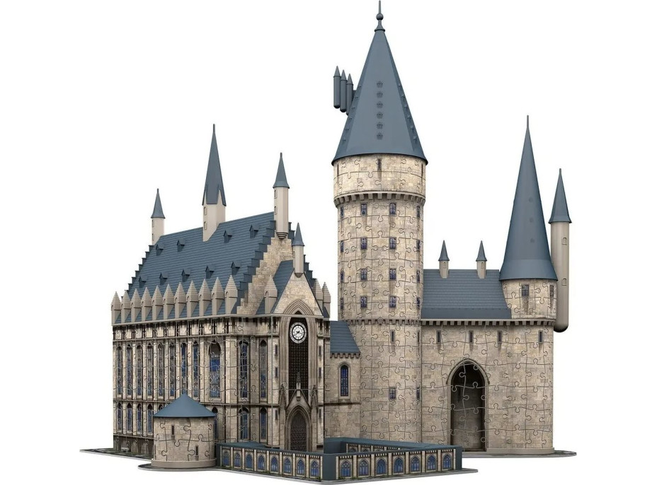RAVENSBURGER Svietiace 3D puzzle Nočná edícia Harry Potter: Rokfortský hrad - Veľká sieň 643 dielikov
