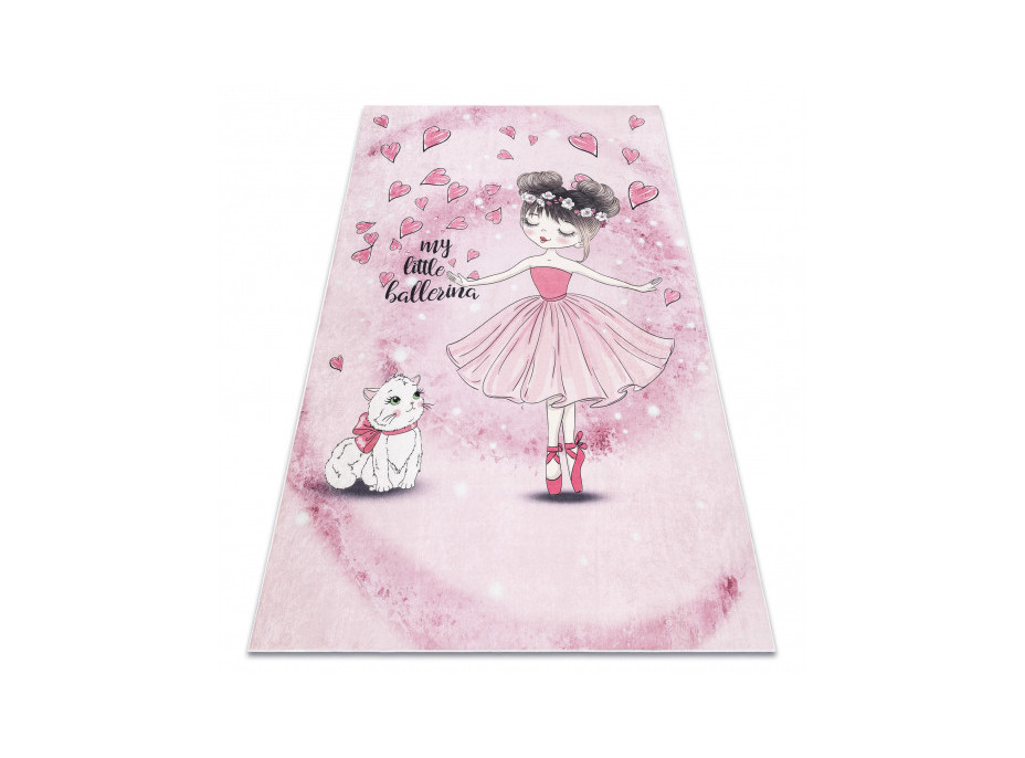 Detský kusový koberec Bambino 2185 Ballerina pink