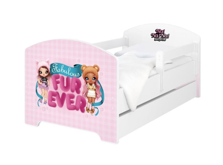 Detská posteľ OSKAR - 180x80 cm - LOL Na! Na! Na! Surprise - Fabulous