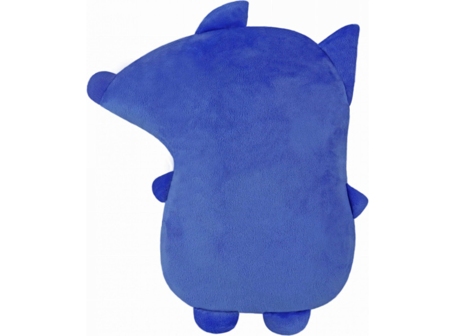 Maznajúci vankúšik Príšerka 30x24 cm - modrý